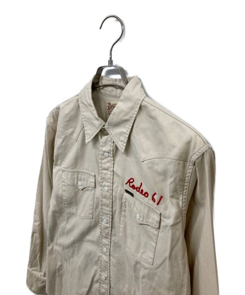 TOYS MCCOY（トイズマッコイ）TOYS MCCOY (トイズマッコイ) McHILL WESTERN SHIRT ベージュ サイズ:17の古着・服飾アイテム