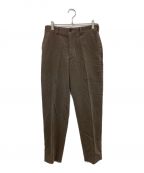 COMME des GARCONS HOMME PLUSコムデギャルソンオムプリュス）の古着「97AW　ベロアスラックス」｜ブラウン