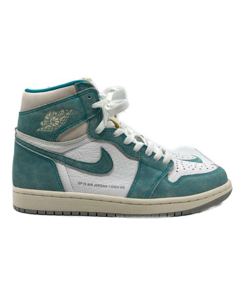 NIKE（ナイキ）NIKE (ナイキ) Turbo Green Air Jordan 1 Retro High OG エアジョーダンワン ターボグリーン ブルー×ホワイト サイズ:26の古着・服飾アイテム