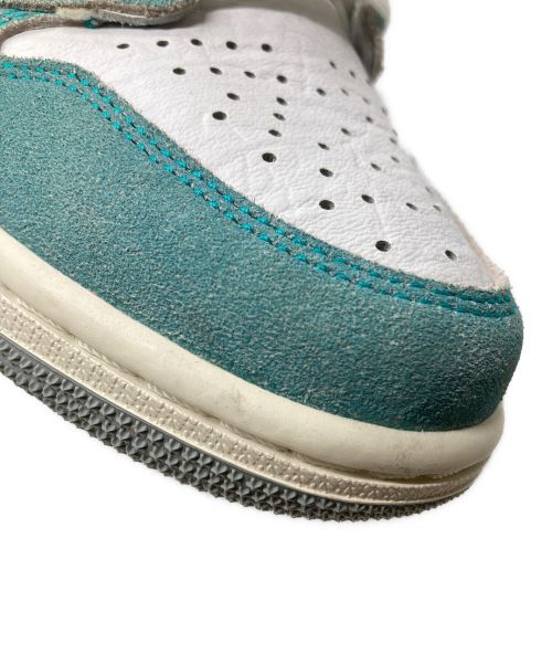 NIKE（ナイキ）NIKE (ナイキ) Turbo Green Air Jordan 1 Retro High OG エアジョーダンワン ターボグリーン ブルー×ホワイト サイズ:26の古着・服飾アイテム