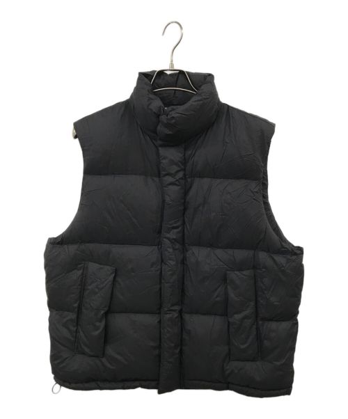 AURALEE（オーラリー）AURALEE (オーラリー) SUPER LIGHT NYLON RIPSTOP DOWN VEST ブラック サイズ:3の古着・服飾アイテム
