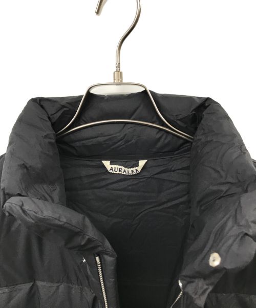 AURALEE（オーラリー）AURALEE (オーラリー) SUPER LIGHT NYLON RIPSTOP DOWN VEST ブラック サイズ:3の古着・服飾アイテム
