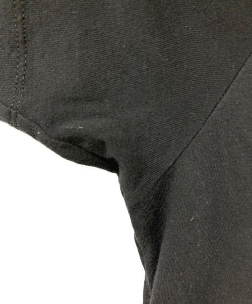 Saint Laurent Paris（サンローランパリ）Saint Laurent Paris (サンローランパリ) カットオフ加工プリントTシャツ ブラック サイズ:XSの古着・服飾アイテム