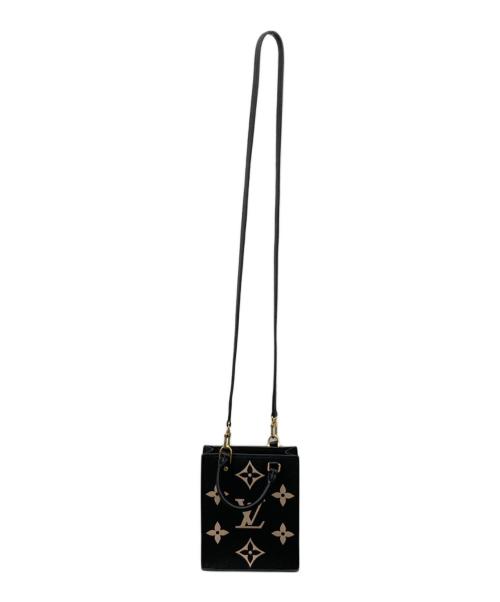 LOUIS VUITTON（ルイ ヴィトン）LOUIS VUITTON (ルイ ヴィトン) プティット・サックプラ ショルダーバッグ ブラックの古着・服飾アイテム