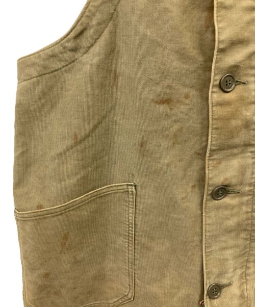 U'S NAVY（アメリカ海軍）U'S NAVY (ユーエスネイビー) 40'sN-1デッキパンツ オリーブ サイズ:Mの古着・服飾アイテム