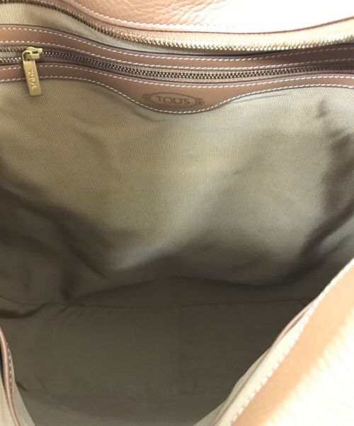 TOD'S（トッズ）TOD'S (トッズ) オーボエレザーバッグ ブラウンの古着・服飾アイテム