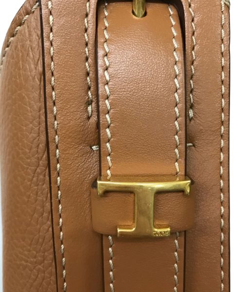 TOD'S（トッズ）TOD'S (トッズ) オーボエレザーバッグ ブラウンの古着・服飾アイテム