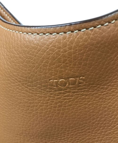 TOD'S（トッズ）TOD'S (トッズ) オーボエレザーバッグ ブラウンの古着・服飾アイテム