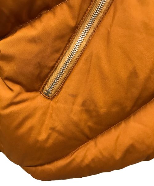 HERMES（エルメス）HERMES (エルメス) ボルデュック柄リバーシブル レザートリミング ダウンジャケット ブラウン サイズ:36の古着・服飾アイテム