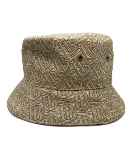 BURBERRY（バーバリー）BURBERRY (バーバリー) TBモノグラムバケットハット ベージュ サイズ:Lの古着・服飾アイテム