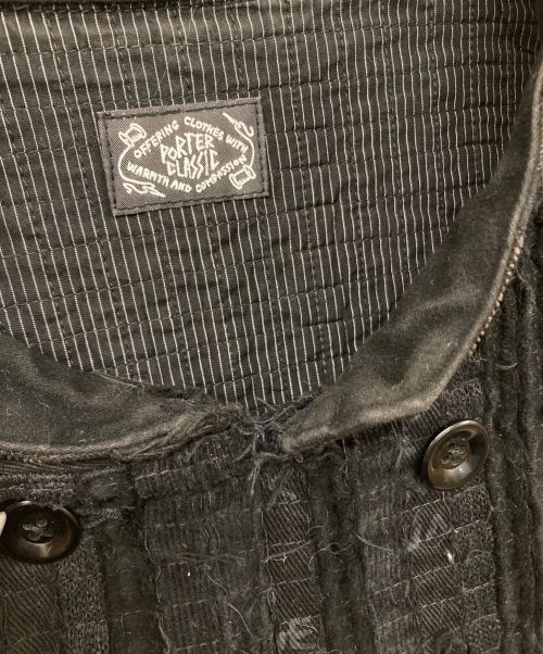 Porter Classic（ポータークラシック）Porter Classic (ポータークラシック) HAGIRE SHORT RIDERS ブラック サイズ:3の古着・服飾アイテム