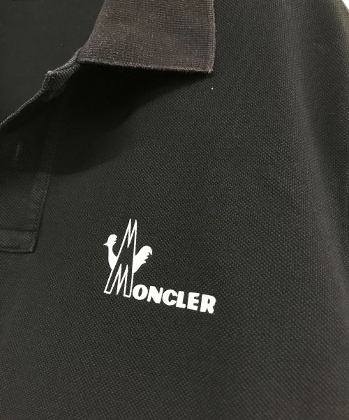 MONCLER（モンクレール）MONCLER (モンクレール) MAGLIA POLO MANICA CORTA ポロシャツ ネイビー サイズ:Mの古着・服飾アイテム