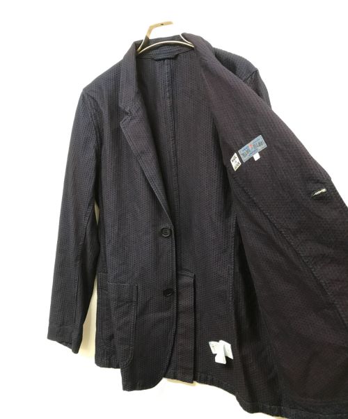 BLUE BLUE（ブルーブルー）BLUE BLUE (ブルーブルー) 刺し子藍染2Bジャケット ネイビー サイズ:2の古着・服飾アイテム