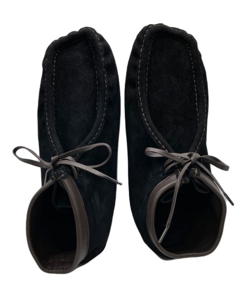 AURALEE（オーラリー）AURALEE (オーラリー) SUEDE MOCCASIN SHORT BOOTS ブラック サイズ:7の古着・服飾アイテム