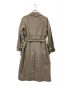 AURALEE (オーラリー) FINX WEATHER CLOTH CHECK BIG TRENCH COAT ベージュ サイズ:０：18000円