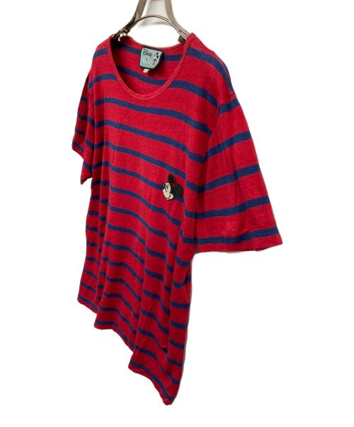 GUCCI（グッチ）GUCCI (グッチ) DISNEY (ディズニー) コットンリネンコラボTシャツ レッド サイズ:Lの古着・服飾アイテム
