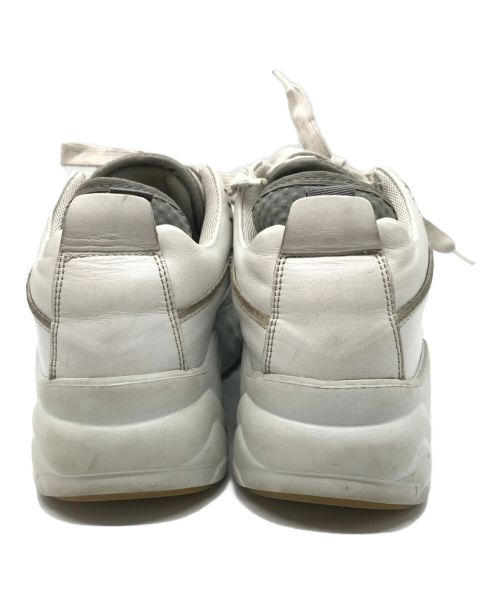 Acne studios（アクネ ストゥディオス）ACNE STUDIOS (アクネ ストゥディオス) MANHATTAN NAPPA スニーカー グレー サイズ:36の古着・服飾アイテム