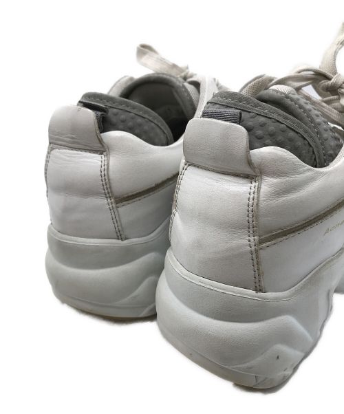 Acne studios（アクネ ストゥディオス）ACNE STUDIOS (アクネ ストゥディオス) MANHATTAN NAPPA スニーカー グレー サイズ:36の古着・服飾アイテム