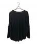 s'yte (サイト) JERSEY BIG RAGLAN T-SHIRT ブラック サイズ:3：6000円