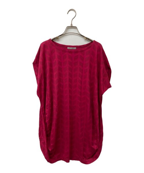 ISSEY MIYAKE（イッセイミヤケ）ISSEY MIYAKE (イッセイミヤケ) オーバーショルダーカットソー レッド サイズ:2の古着・服飾アイテム