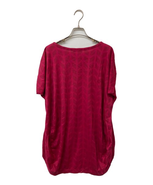 ISSEY MIYAKE（イッセイミヤケ）ISSEY MIYAKE (イッセイミヤケ) オーバーショルダーカットソー レッド サイズ:2の古着・服飾アイテム