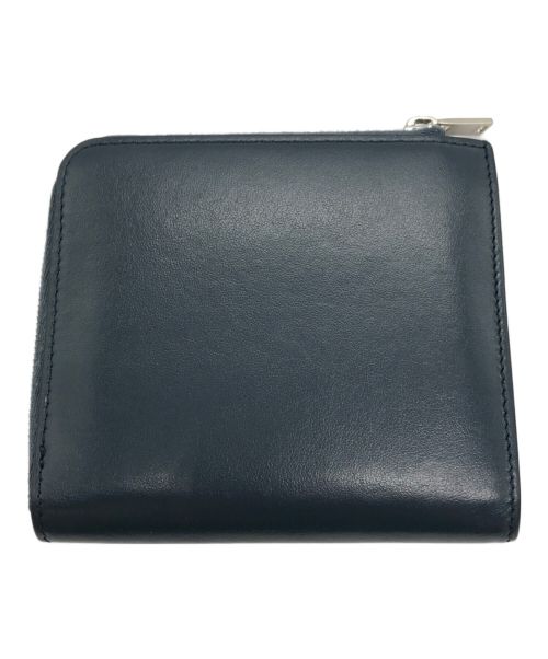 JIL SANDER（ジルサンダー）JIL SANDER (ジルサンダー) L字ジップウォレット ネイビーの古着・服飾アイテム