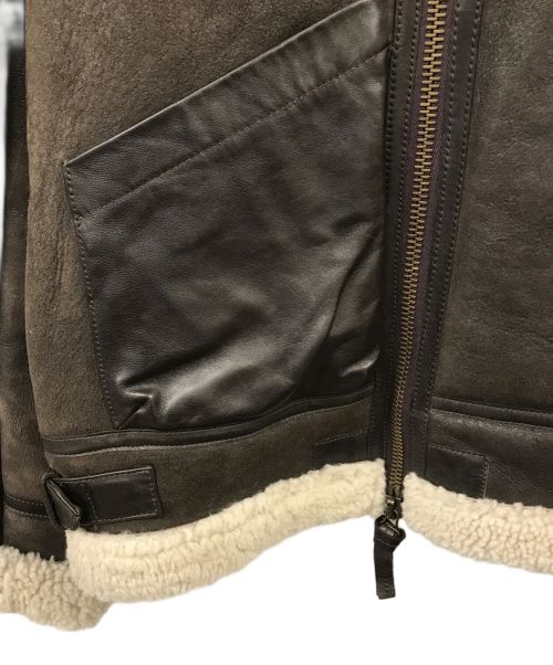 Cinquanta（チンクワンタ）Cinquanta (チンクアンタ) B-3 ムートンジャケット ブラウン サイズ:42の古着・服飾アイテム