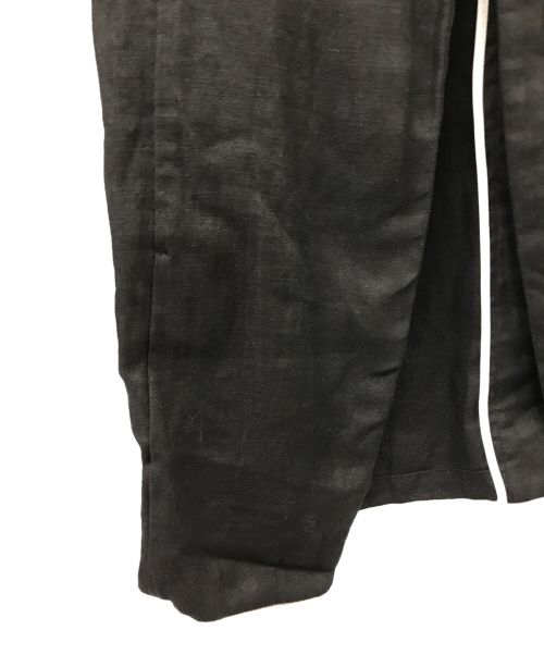 Bajra（バジュラ）Bajra (バジュラ) リネンロングJK ブラック サイズ:2の古着・服飾アイテム