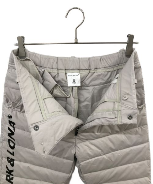 MARK&LONA（マークアンドロナ）MARK&LONA (マークアンドロナ) Indy Stretch Down Pants グレー サイズ:Sの古着・服飾アイテム