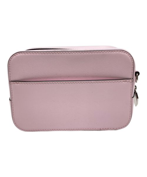 GANNI（ガニー）Ganni (ガニー) Textured Leather Camera Crossbody Bag ピンクの古着・服飾アイテム