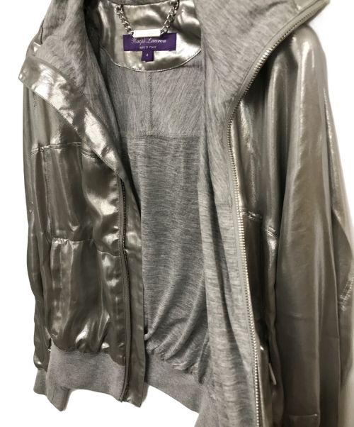 RALPH LAUREN Purple Label（ラルフ ローレン パープル レーベル）RALPH LAUREN Purple Label (ラルフ ローレン パープル レーベル) Loka Foil Jacket シルバーの古着・服飾アイテム