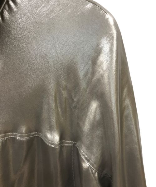 RALPH LAUREN Purple Label（ラルフ ローレン パープル レーベル）RALPH LAUREN Purple Label (ラルフ ローレン パープル レーベル) Loka Foil Jacket シルバーの古着・服飾アイテム