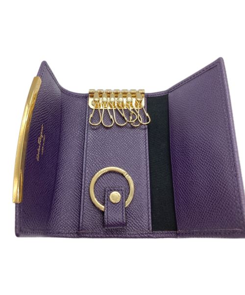 Salvatore Ferragamo（サルヴァトーレ フェラガモ）Salvatore Ferragamo (サルヴァトーレ フェラガモ) 6連キーケース パープル サイズ:不明の古着・服飾アイテム