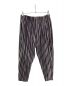 HOMME PLISSE ISSEY MIYAKE (オムプリッセ イッセイ ミヤケ) テーパードプリーツパンツ ブラック×パープル サイズ:2：24000円