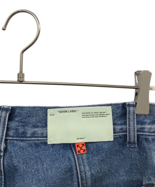 OFFWHITE（オフホワイト）OFFWHITE (オフホワイト) Paint-Splattered Degrade Denim Jeans ブルー サイズ:30の古着・服飾アイテム