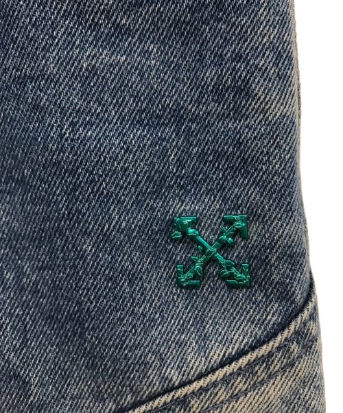OFFWHITE（オフホワイト）OFFWHITE (オフホワイト) Paint-Splattered Degrade Denim Jeans ブルー サイズ:30の古着・服飾アイテム