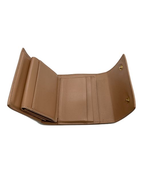 CELINE（セリーヌ）CELINE (セリーヌ) トライフォールドウォレット ベージュの古着・服飾アイテム