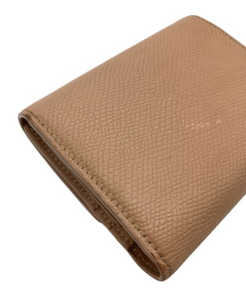 CELINE（セリーヌ）CELINE (セリーヌ) トライフォールドウォレット ベージュの古着・服飾アイテム