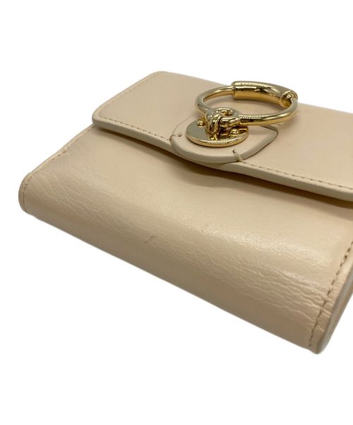 Chloe（クロエ）Chloe (クロエ) TESS WALLET ベージュの古着・服飾アイテム