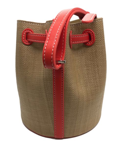 VASIC（ヴァジック）VASIC (ヴァジック) TOMORROW LAND (トゥモローランド) 別注CLUB MINI MINI BAG ベージュ×オレンジの古着・服飾アイテム