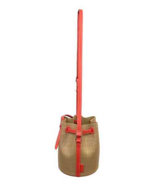 VASIC（ヴァジック）VASIC (ヴァジック) TOMORROW LAND (トゥモローランド) 別注CLUB MINI MINI BAG ベージュ×オレンジの古着・服飾アイテム
