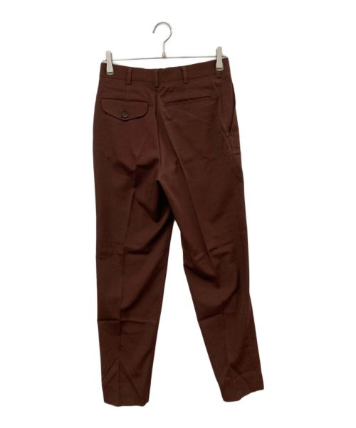 COMME des GARCONS HOMME PLUS（コムデギャルソンオムプリュス）COMME des GARCONS HOMME PLUS (コムデギャルソンオムプリュス) センタープレスパンツ ブラウン サイズ:Sの古着・服飾アイテム