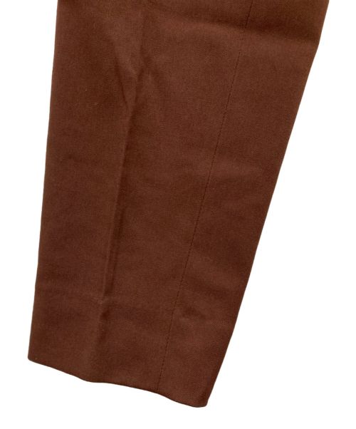 COMME des GARCONS HOMME PLUS（コムデギャルソンオムプリュス）COMME des GARCONS HOMME PLUS (コムデギャルソンオムプリュス) センタープレスパンツ ブラウン サイズ:Sの古着・服飾アイテム