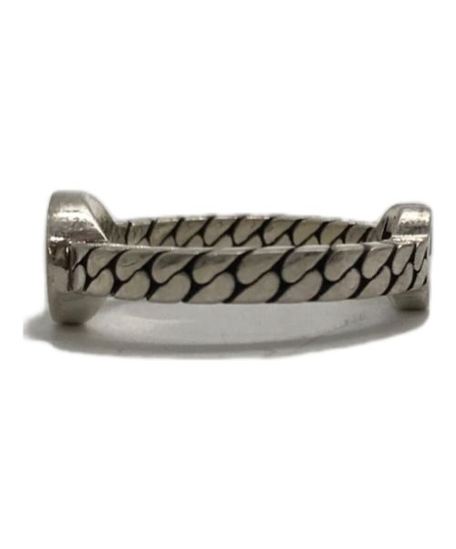 GUCCI（グッチ）GUCCI (グッチ) オーバルインターロッキングロゴGGリング シルバー サイズ:11号の古着・服飾アイテム