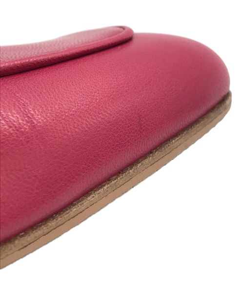 HERMES（エルメス）HERMES (エルメス) OZケリー レザーミュール ピンク サイズ:36の古着・服飾アイテム