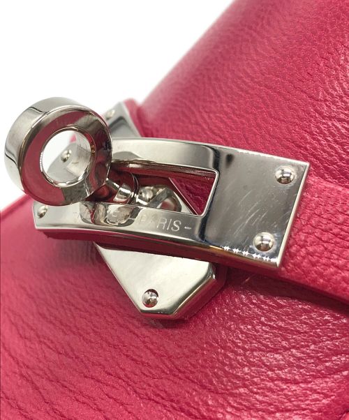HERMES（エルメス）HERMES (エルメス) OZケリー レザーミュール ピンク サイズ:36の古着・服飾アイテム