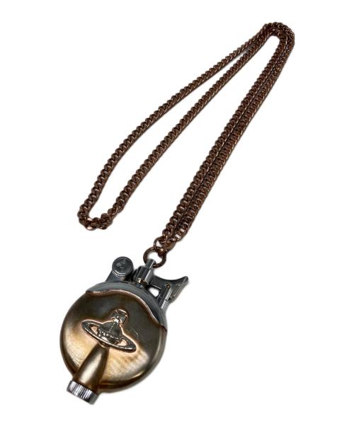 Vivienne Westwood（ヴィヴィアンウエストウッド）Vivienne Westwood (ヴィヴィアンウエストウッド) ネックレスライター ブラウンの古着・服飾アイテム
