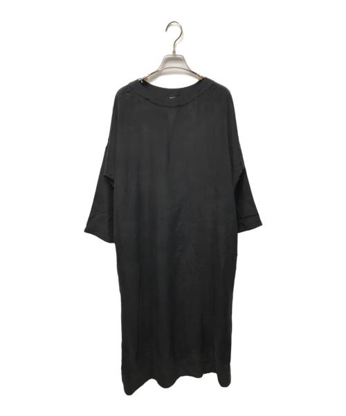 yoli（ヨリ）yoli (ヨリ) Silk long onepiece ブラック サイズ:FREEの古着・服飾アイテム