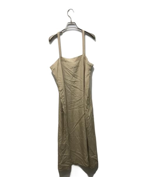yoli（ヨリ）yoli (ヨリ) silk strap onepiece ベージュ サイズ:2の古着・服飾アイテム