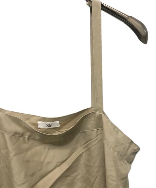 yoli（ヨリ）yoli (ヨリ) silk strap onepiece ベージュ サイズ:2の古着・服飾アイテム